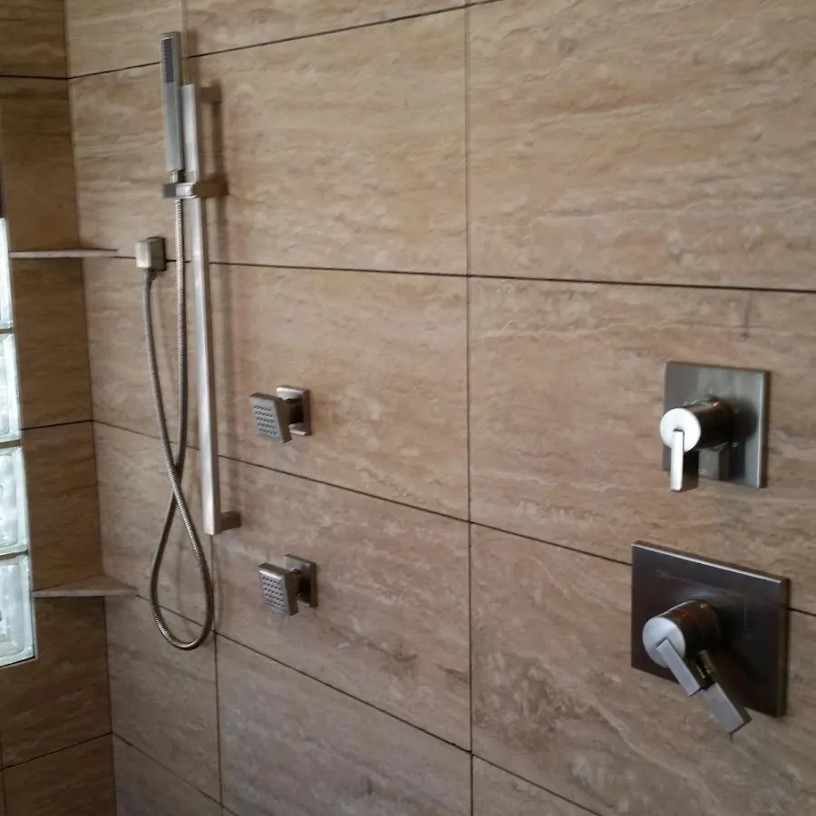 Shower fixture installation for Water Heater Replacement in Artesia